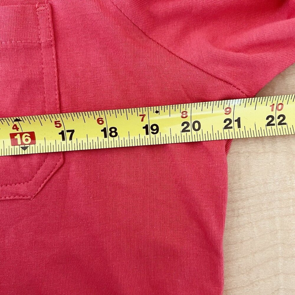 NWOT ARIAT REBAR Women's Coral Red Long Sleeve Hooded T-shirt Size Medium - Picture 12 of 13